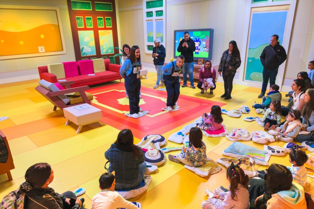 Interior de la casa de la familia Heeler.