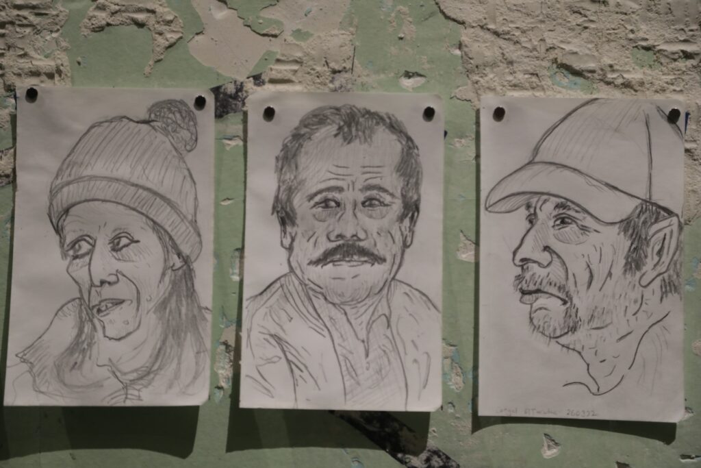 Retratos de cantina.