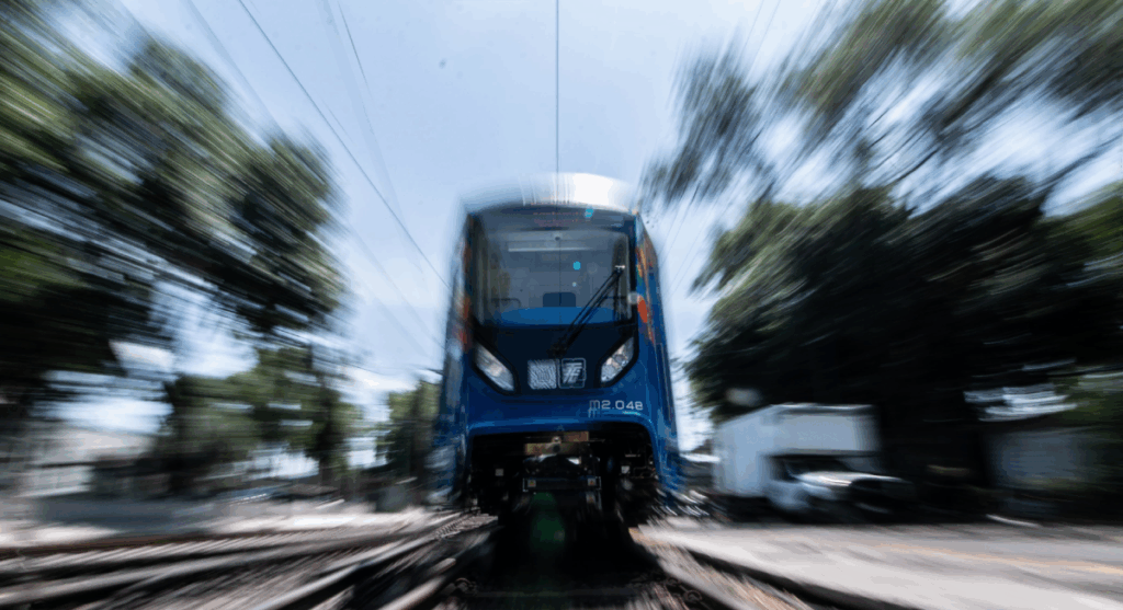 Paro en el Tren Ligero de CDMX