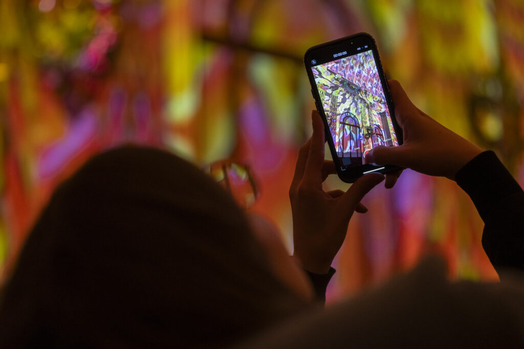 Familias y grupos de amigos asisten a Enlightenment, un show inspirado en Las Cuatro Estaciones que se presenta de miércoles a domingo en la colonia Roma.