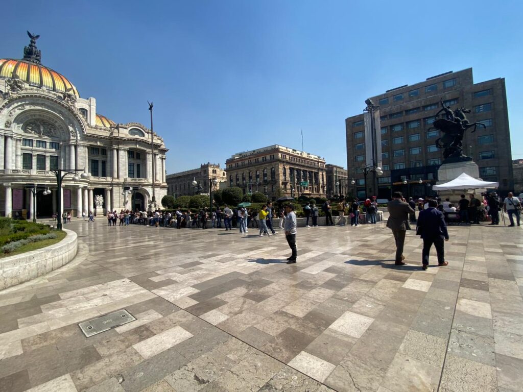 Módulos de vacuna contra el sarampión en CDMX