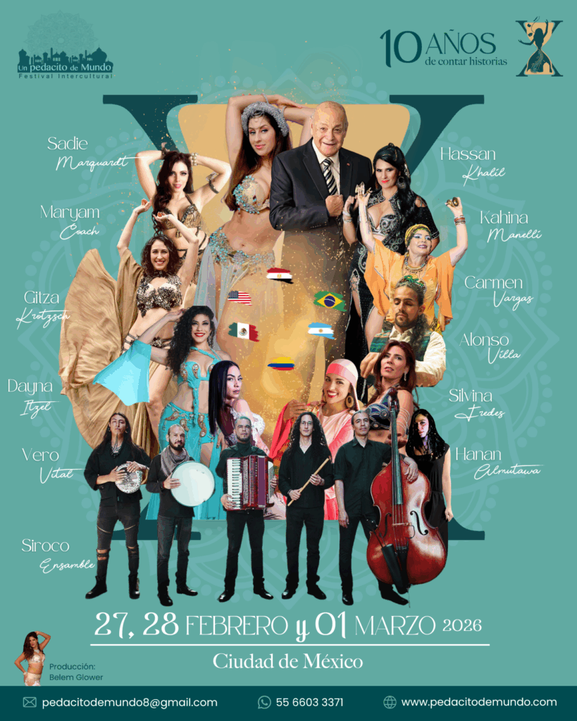 Vive una jornada de danza árabe y todo lo relacionado con el Medio Oriente.