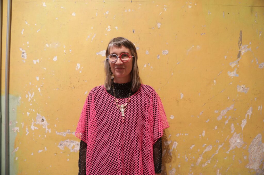 Andrea Echeverri vocalista de Atercipelados.