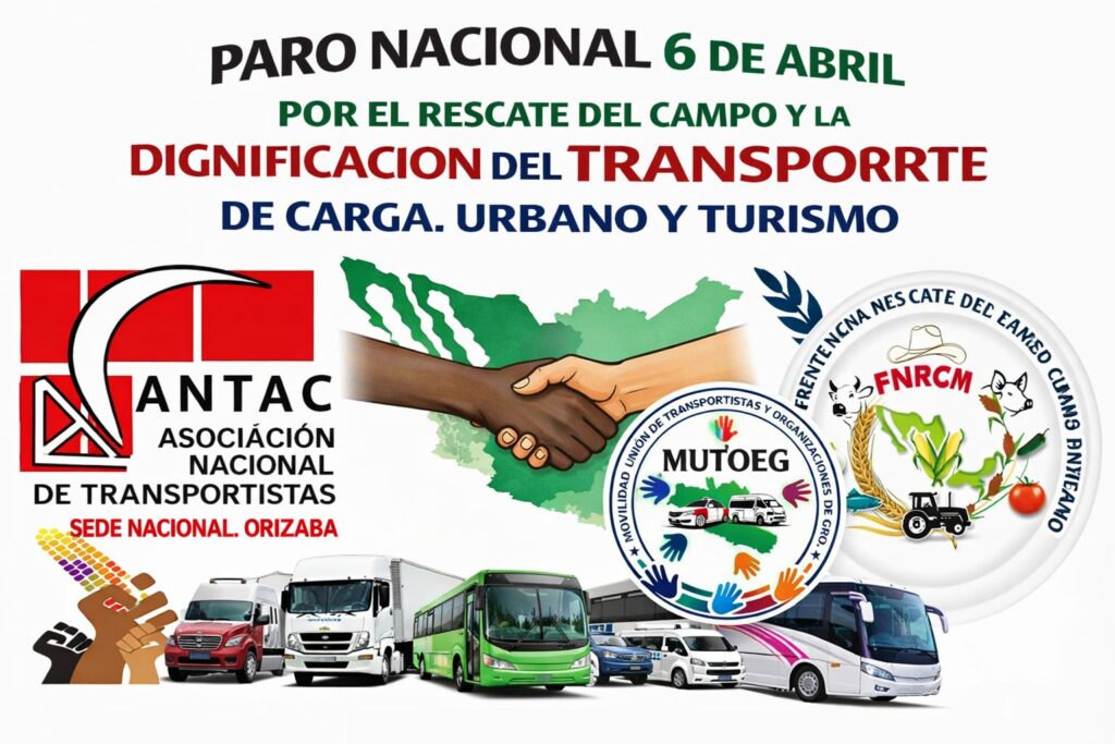 Paro nacional de transportistas
