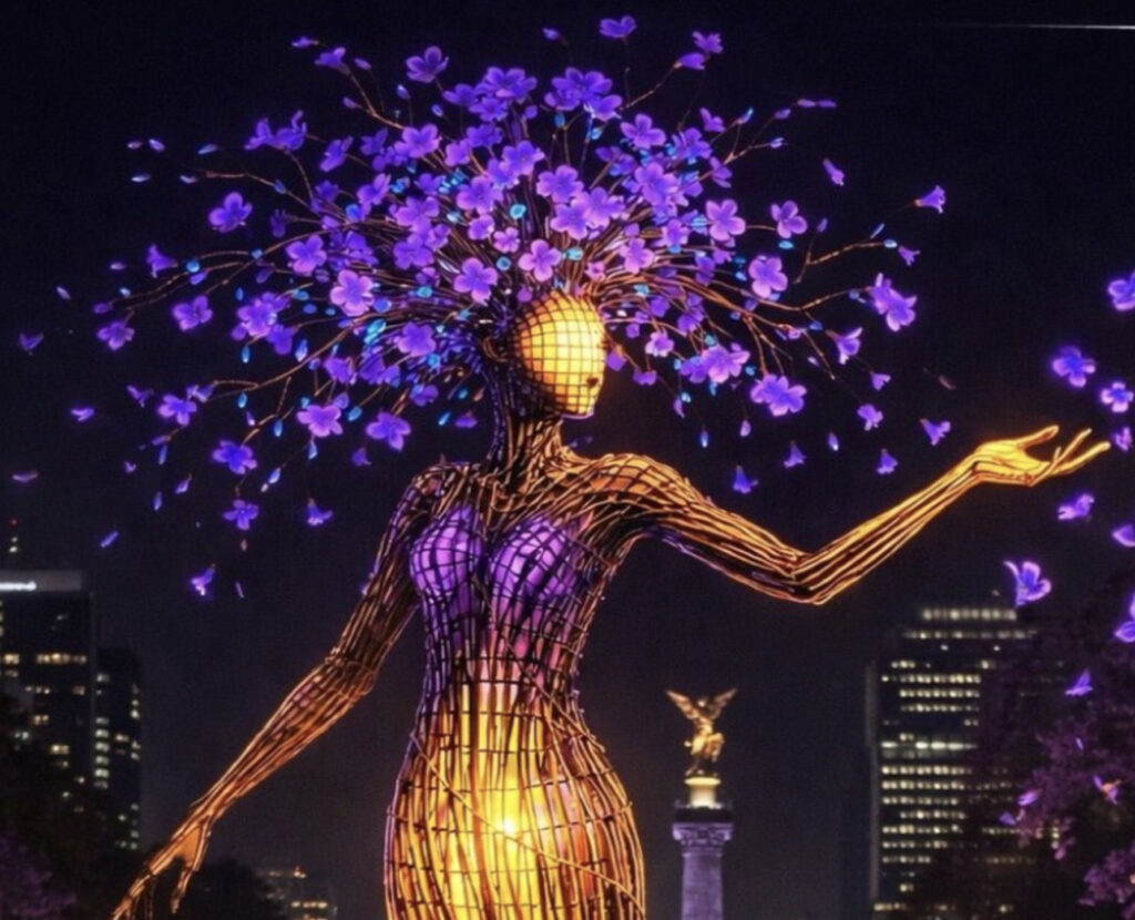 Pieza "Jacaranda Madre" de Amauri Sanabria (México).