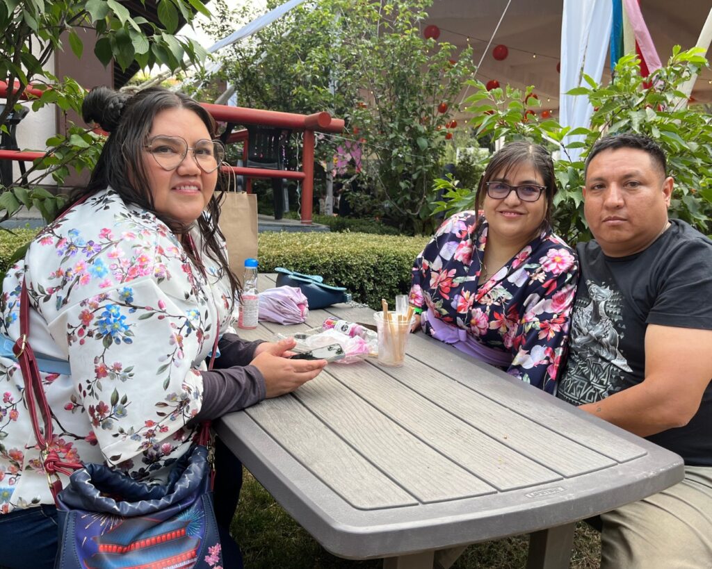 Asistentes al Haru Matsuri.