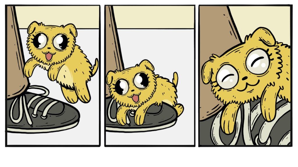 Viñeta del libro 'La vida con Chispa'