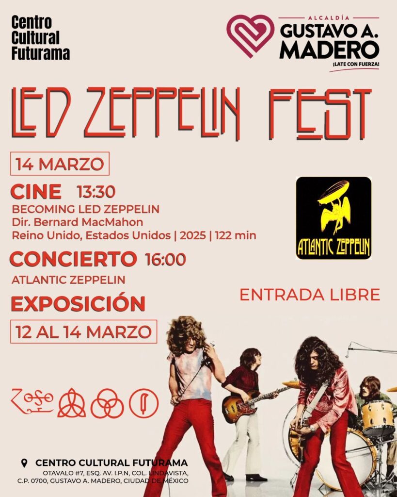 Planea tu visita al Led Zeppelin Fest en la CDMX.