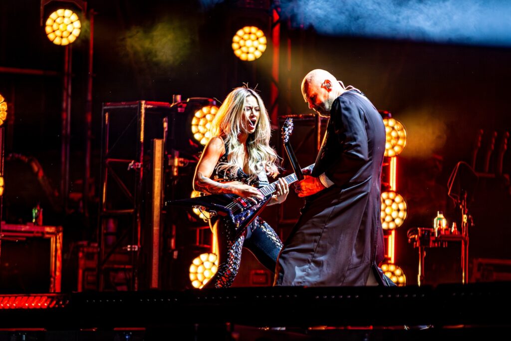 The Smashing Pumpkins en su presentación en el Vive Latino 2026.