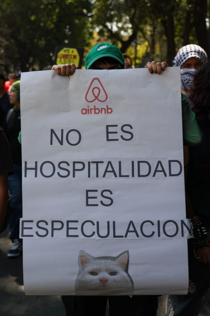 Protestas contra la gentrificación en CDMX por el Mundial de 2026