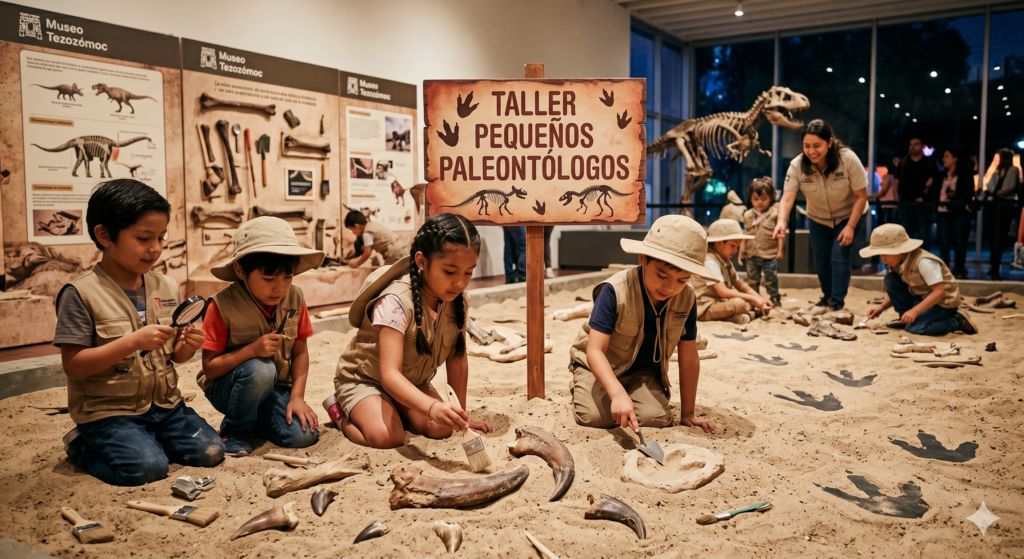 Los peques podrán sentirse paleontólogos en esta Noche de Museos (imagen ilustrativa)