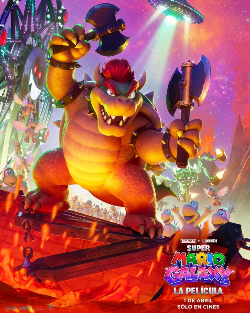 ¿Ya viste cómo evolucionó Bowser?