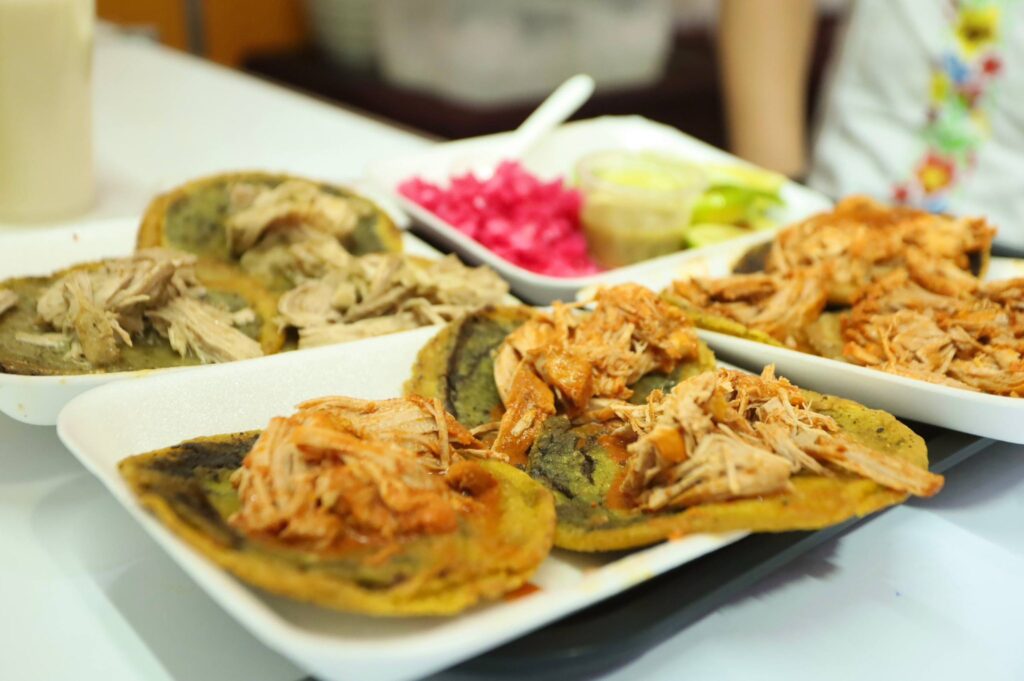 panuchos con cochinita pibil