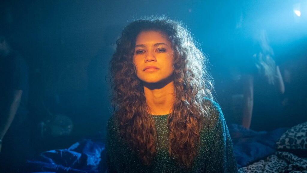 Zendaya en la temporada 1 de Euphoria.