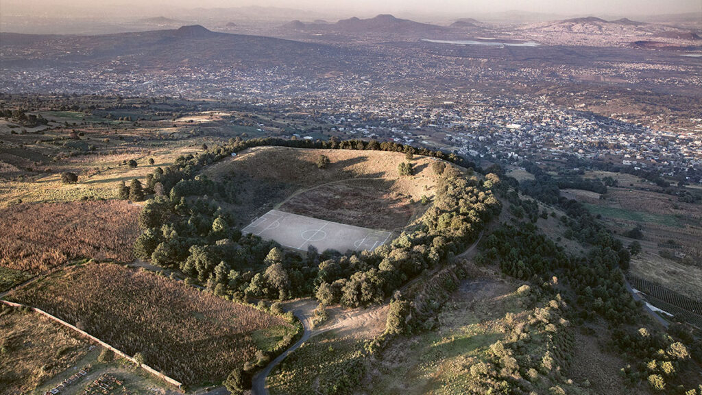 Volcán Cerro San Miguel Santiago Arau futbol