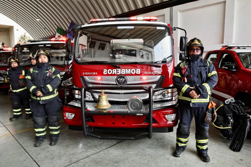 Nuevo equipamiento para los Bomberos de CDMX 
