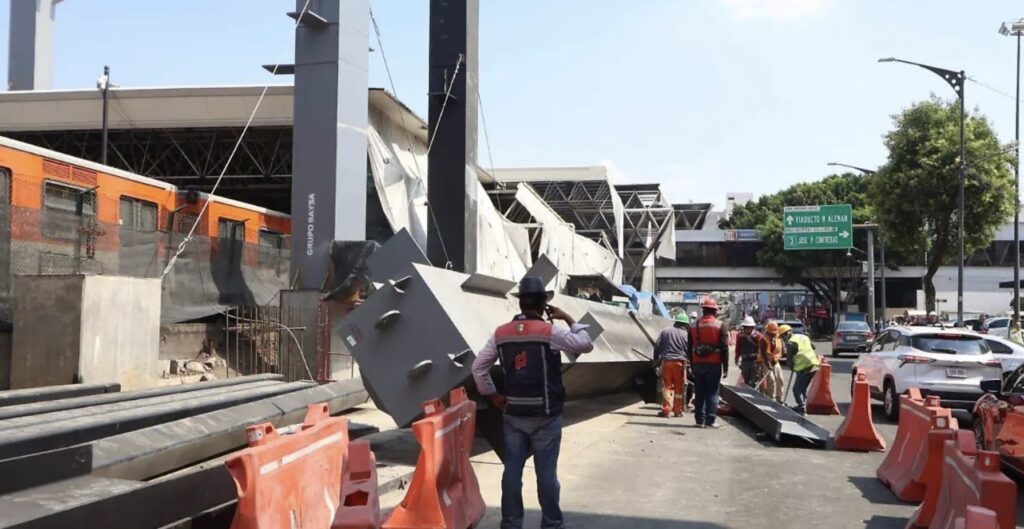 Cae viga de Paseo Elevado