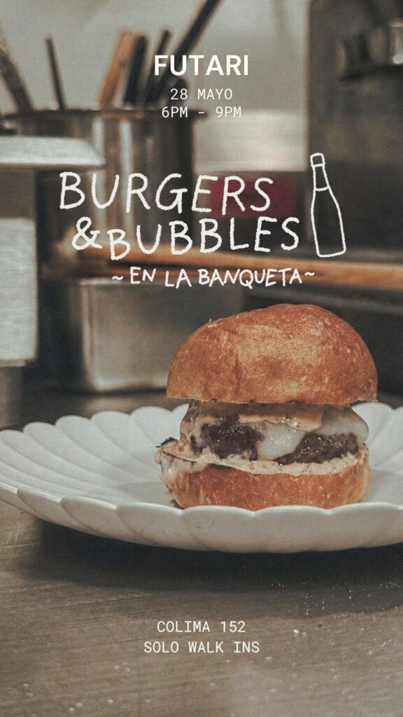 Lánzate a probar esta hamburguesa el 28 de mayo.
