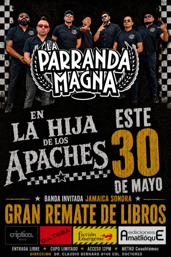 Lánzate a disfrutar de ska en vivo este 30 de mayo. 