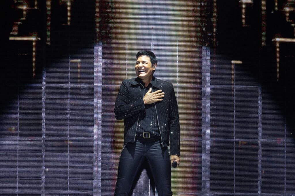 Chayanne en concierto en el Palacio de los Deportes.