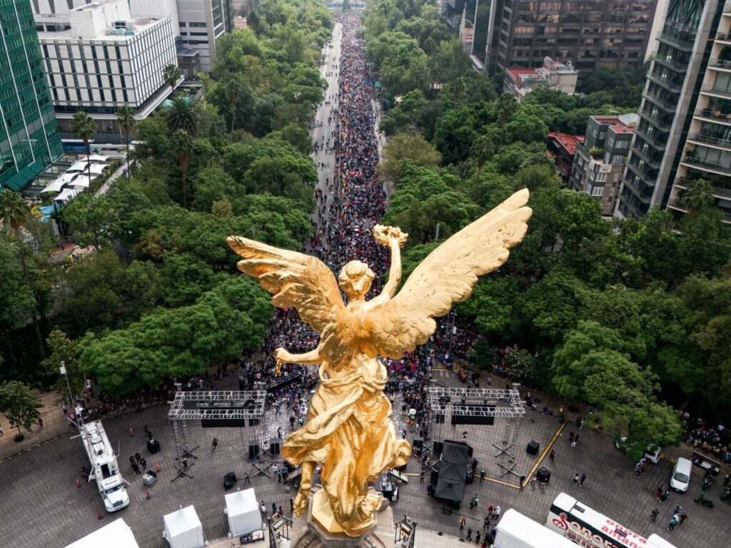 El Ángel de la Independencia será el epicentro de los festejos cada vez que la Selección Mexicana consiga una victoria. 