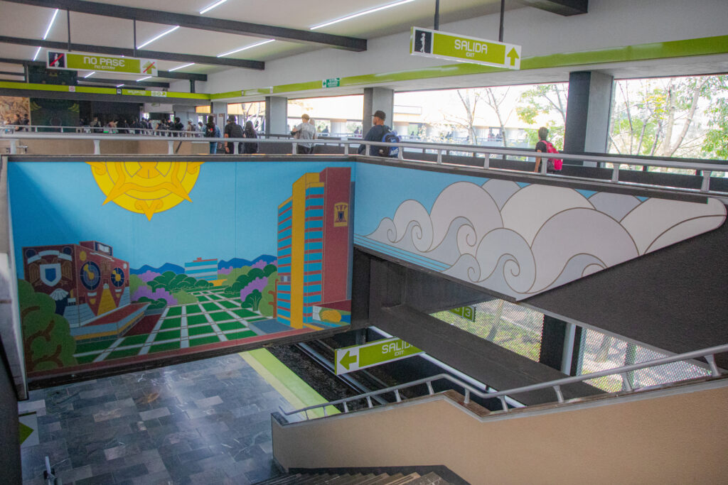 Murales de Metro Universidad