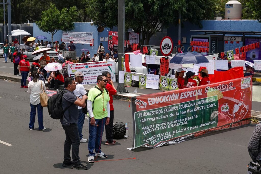 Marcha de la CNTE en CDMX