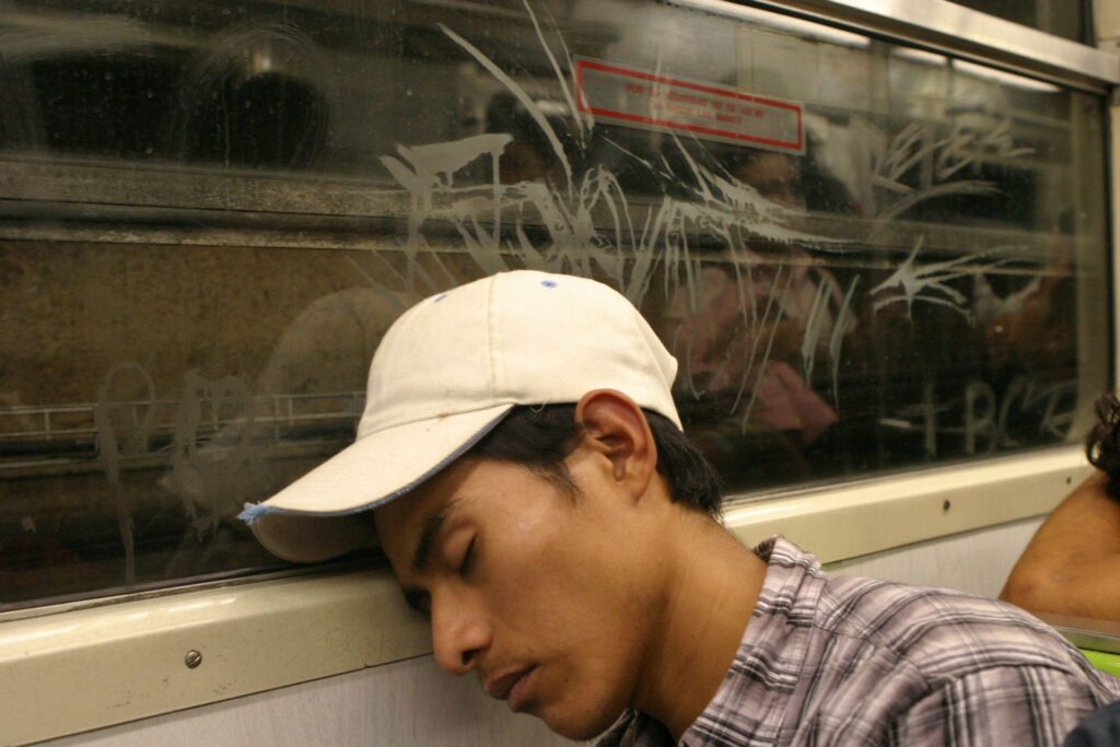 Vidrios rayados del Metro