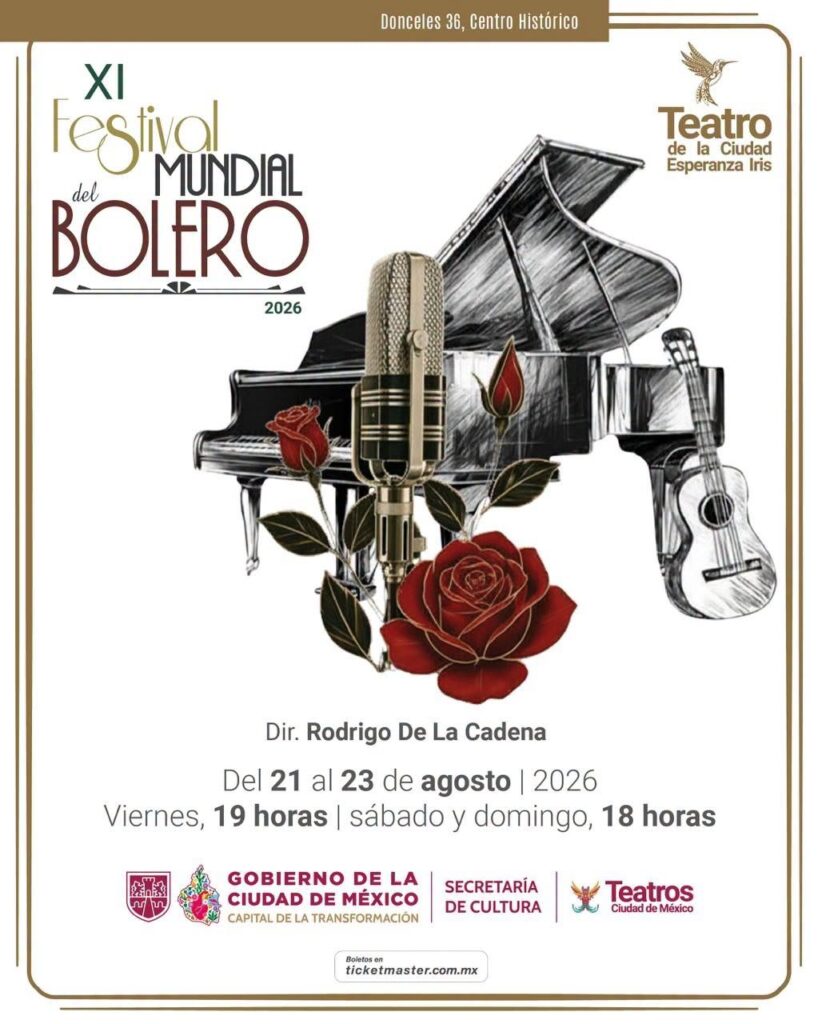 Prepárate para un fin de semana lleno de boleros.