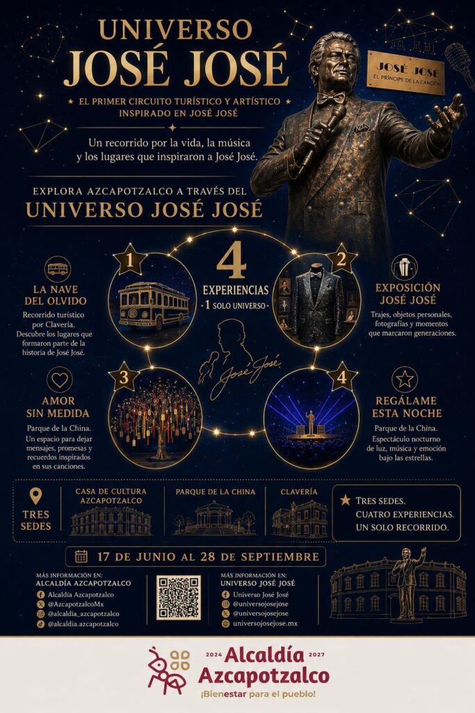Checa todo lo que hay en el "Universo José José".