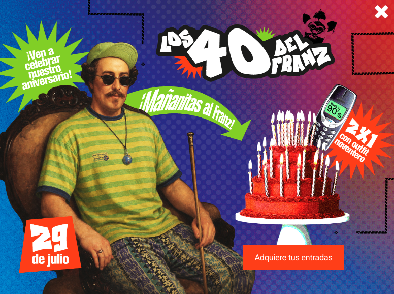 Lánzate a celebrar los 40 años del Museo Franz Mayer. 