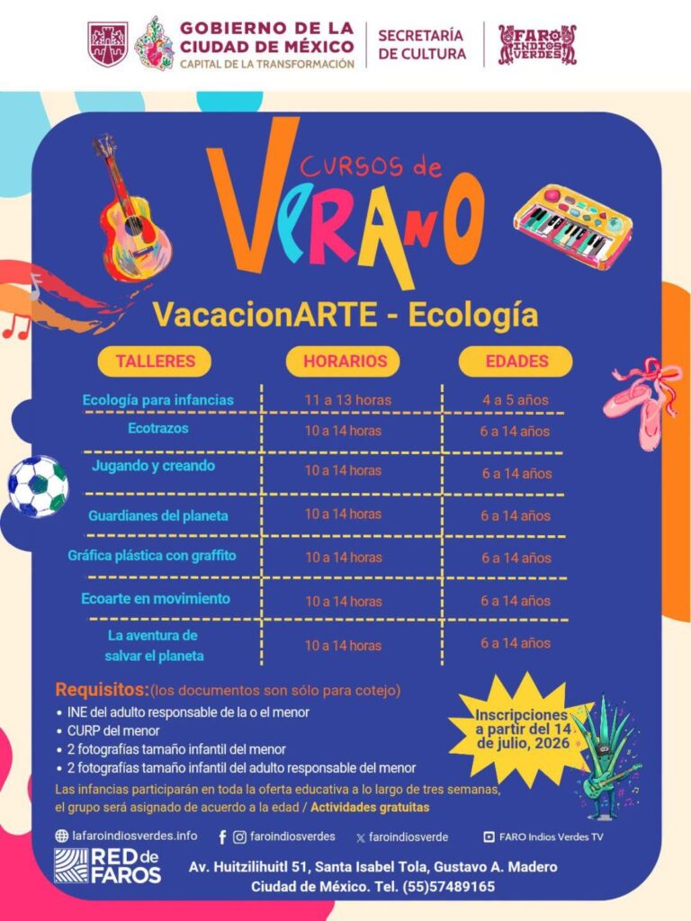Curso de Verano Gratuito en CDMX 2026