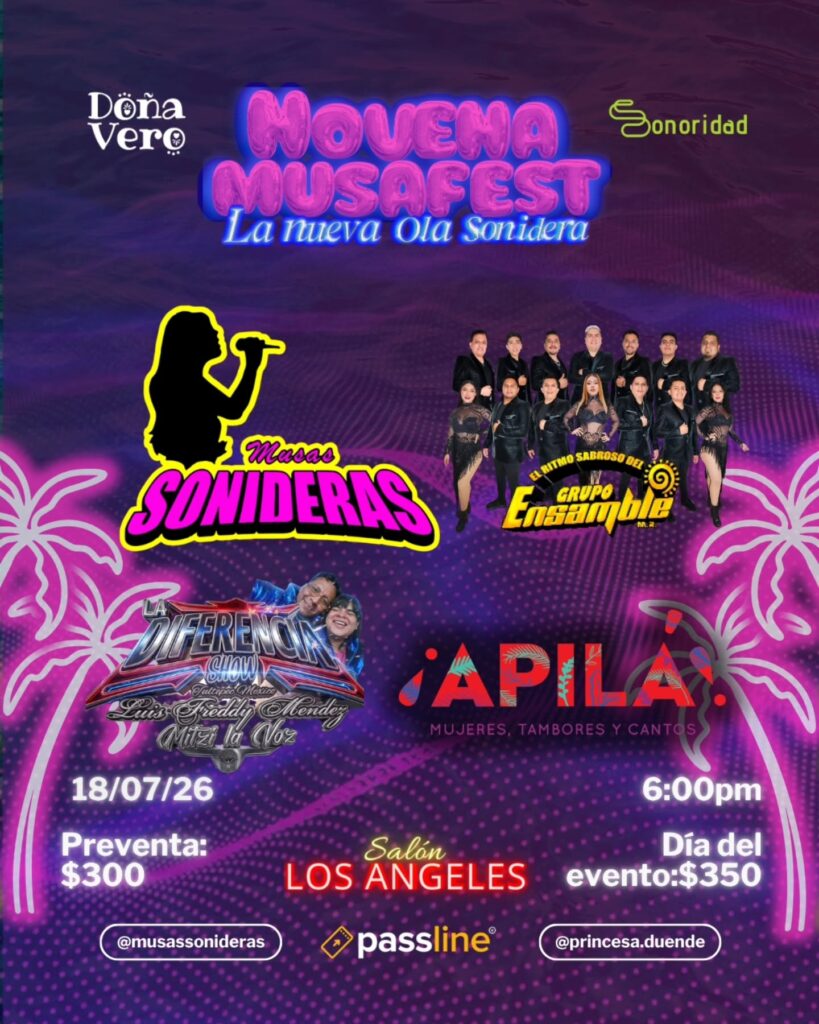 cartel del baile sonidero Musafest 2026