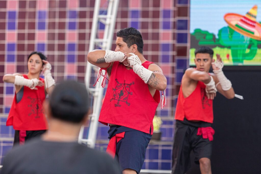 demostración de Muay Thai 