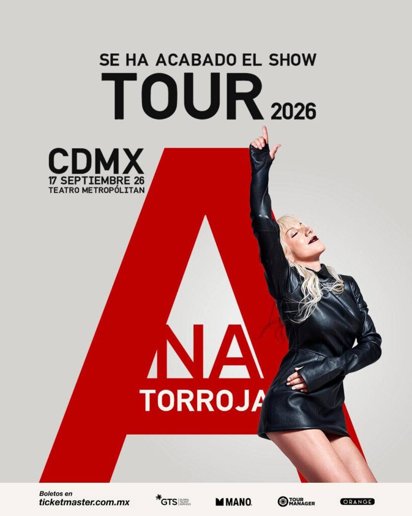 poster del concierto de Ana Torroja
