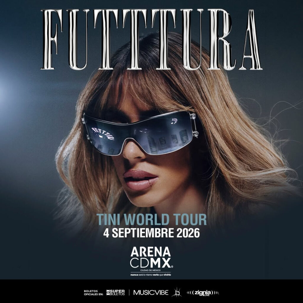 póster del concierto de TINI en la Arena CDMX
