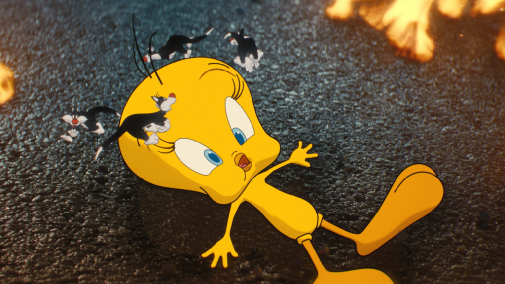 Piolín forma parte de los icónicos personajes de los Looney Tunes que aparecen en la película Coyote vs. ACME.