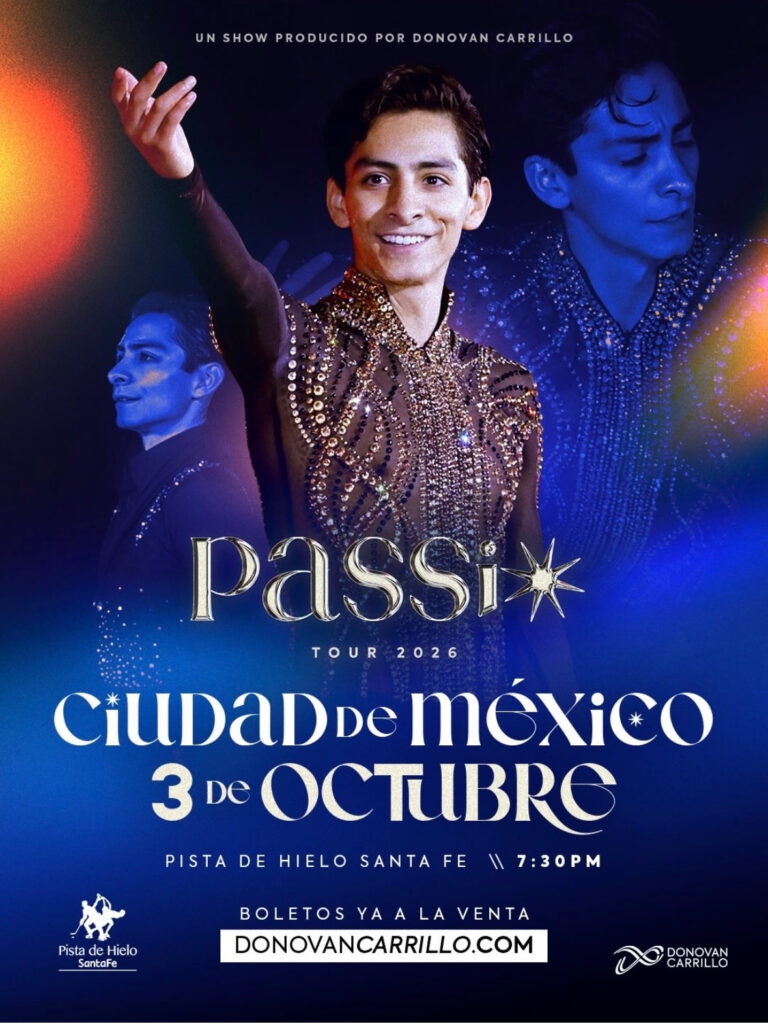 póster de passio Live, gala de patinaje de Donovan Carrillo
