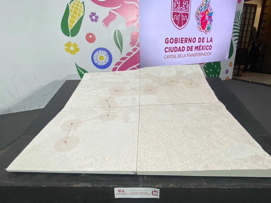 Mapa de la Línea 4 del Cablebús