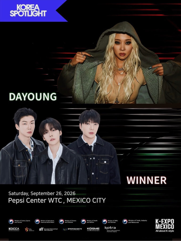 artistas que se presentarán en el Korea Spotlight