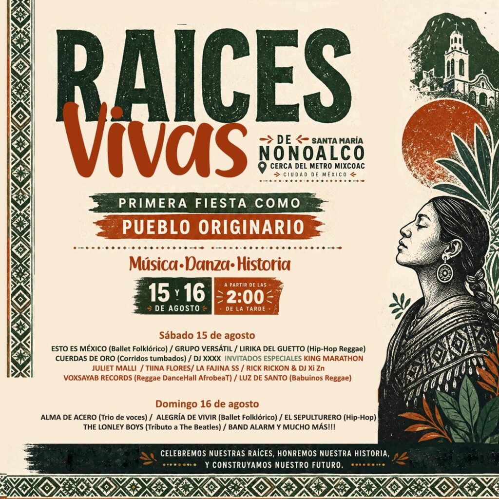 Será un fin de semana lleno de música y cultura. 