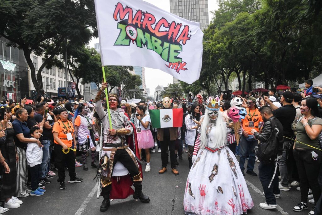 Marcha zombie 2026 en CDMX