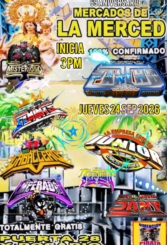 Baile por el aniversario del Mensaje de La Merced