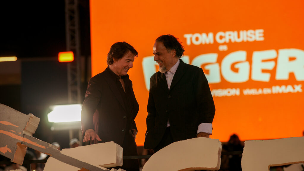Cruise e Iñárritu mostraron la gran complicidad que desarrollaron durante el rodaje de la película.