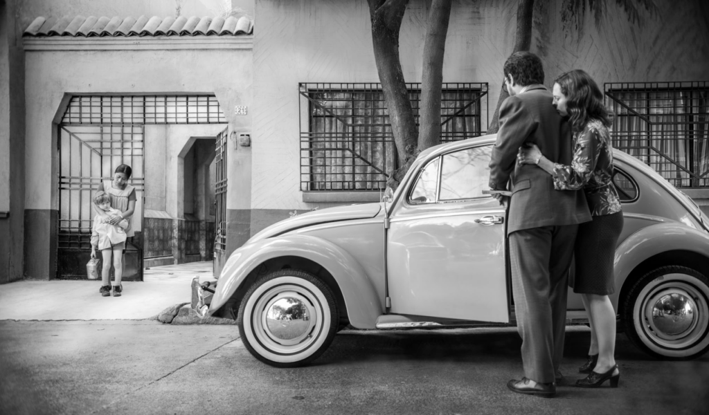 fachada de la casa de Tepeji 22 de la película Roma
