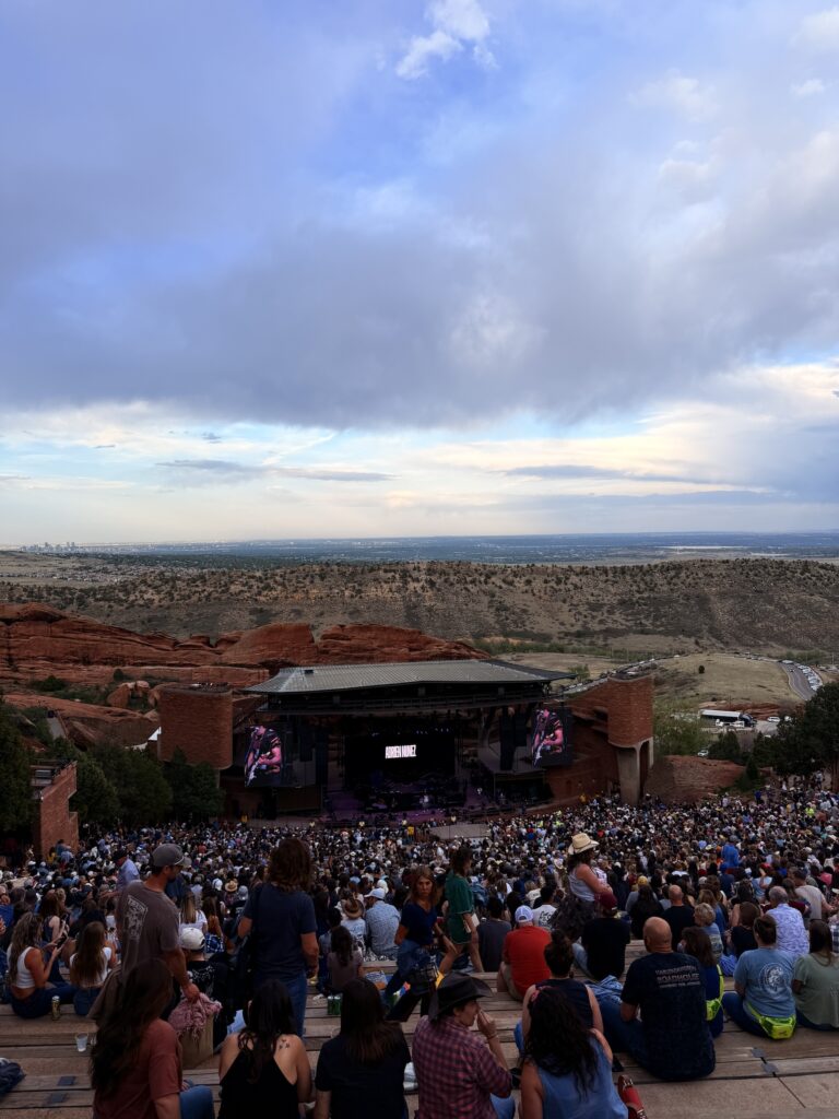 red rocks amphitheatre, denver, colorado
