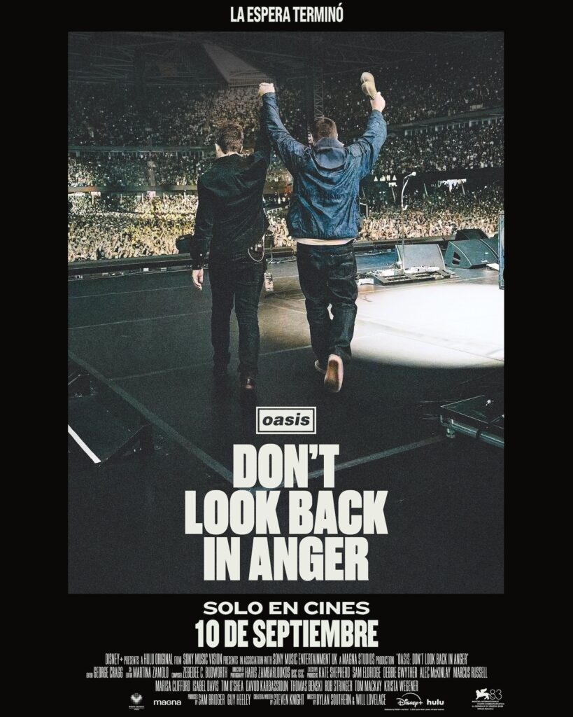 póster del documental de oasis