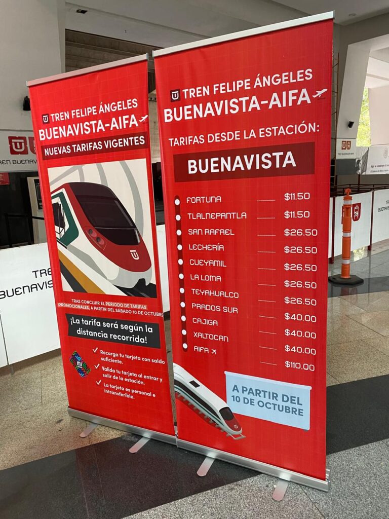 Precios del Tren al AIFA