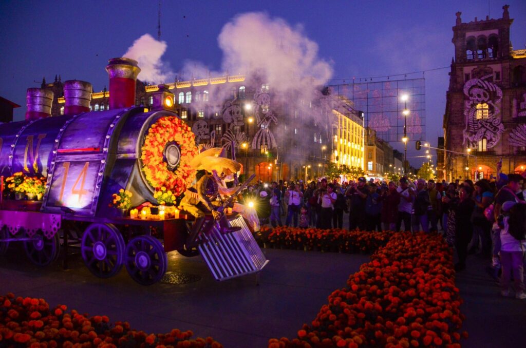 Ofrenda Monumental de Día de Muertos en el Zócalo