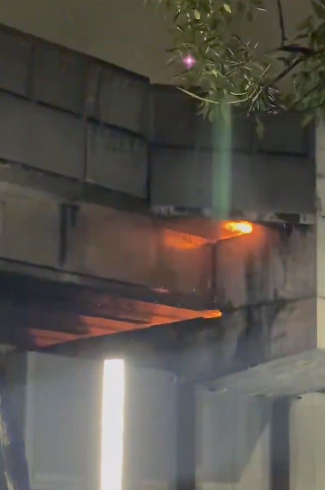 Incendio en la Línea 9 del Metro